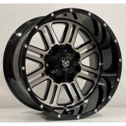 TORK YA006 20X12 6X139.7 ET-44 BLACK MACHINED